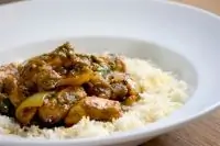 Курица с жасминовым рисом