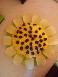 Куриный салат «Подсолнух»