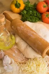 Тесто для пиццы на сковороде