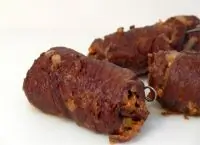 Рулеты из говядины с шпиком