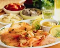 Пряная малосольная норвежская семга, маринованная с апельсиновым соком