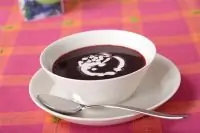 Черничный суп