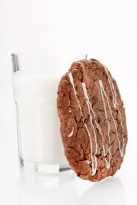 Шоколадно-клюквенное овсяное печенье