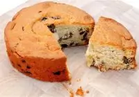 Бисквитный кекс на пару