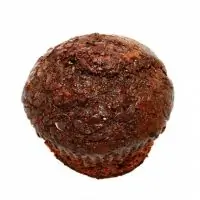 Шоколадные маффины с шерри в лимонной глазури