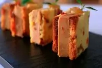 Сладкие картофельные бисквиты с ветчиной, горчицей и медом