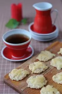 Сырное печенье к чаю