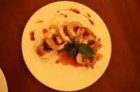 Новогодний рулет из индейки с вялеными томатами