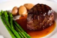 Мясо с ягодно-медовым соусом