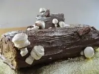 Десерт «Рождественское полено»