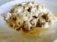 Феттучини со сливочным соусом