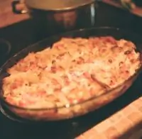 Паста с белым соусом