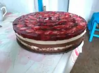 Торт «Три шоколада» со сливками