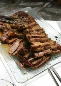 Говяжьи миньоны с горчичным соусом