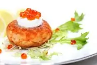 Котлеты из лосося с йогуртовым соусом