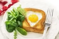 Яичница в хлебе