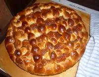 Пирог с лимонно-яблочным повидлом