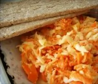 Салат из моркови с хреном