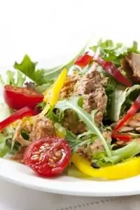 Салат из тунца и фенхеля по тоскански