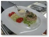 Тартар из печени трески