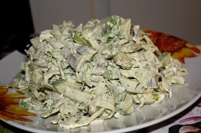 Салат из сельди скандинавский с капустой