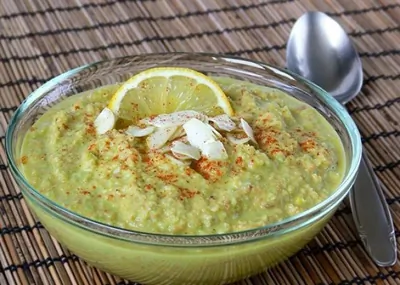 Суп-пюре из авокадо и морковки