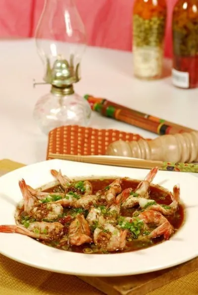 Японский суп из креветок