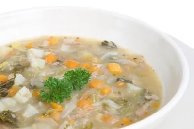 Cуп из баранины с салмой