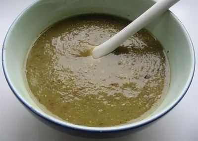 Желтый соус барбекю из томатилло