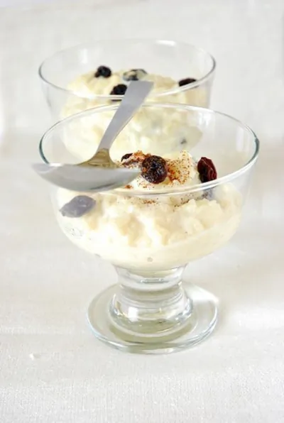 Пудинг из тапиоки с ромом и изюмом