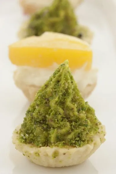 Трюфельное печенье с фисташками