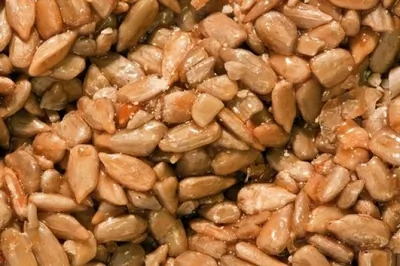 Карамелизованные тыквенные и подсолнечные семечки