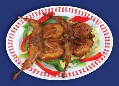 Перепела на гриле в темном ирландском соусе