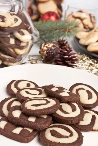 Лимонно-шоколадное печенье