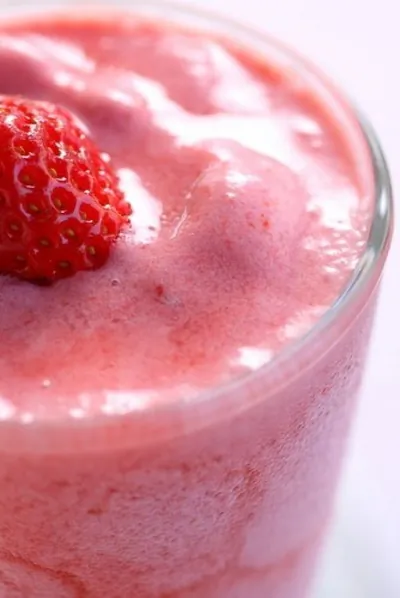 Клубничный фраппе с мороженным