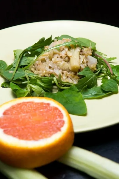 Ревень с капустой