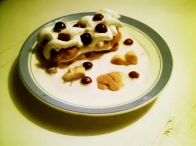 Десерт «Коралловые рифы»