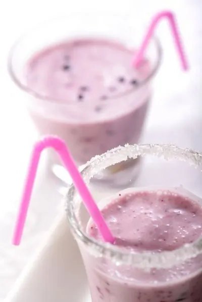 Черничный милкшейк