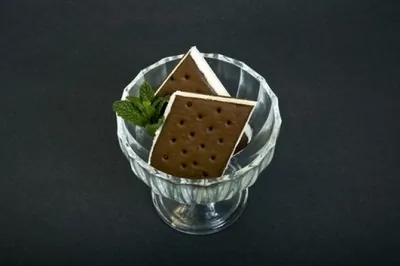 Шоколадно-мятное печенье