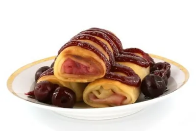 Блинчики с черешней