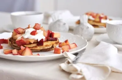 Блинчики с грушей и специями