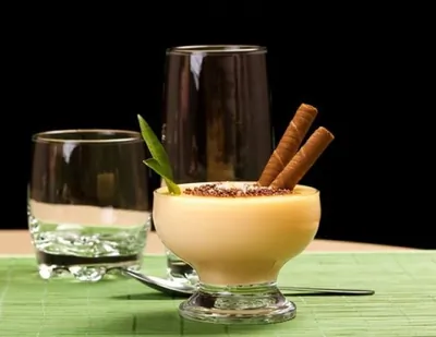 Винный крем с мятой