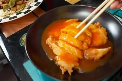 Кисло-сладкий китайский соус для мяса