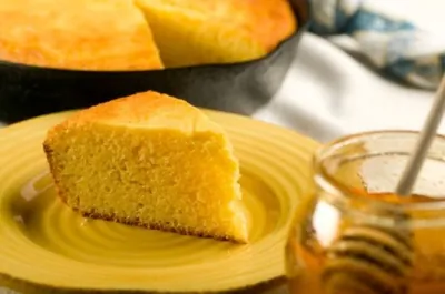 Кукурузное печенье с медом