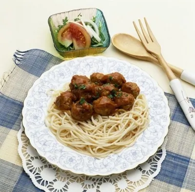 Куриные фрикадельки в соевом соусе