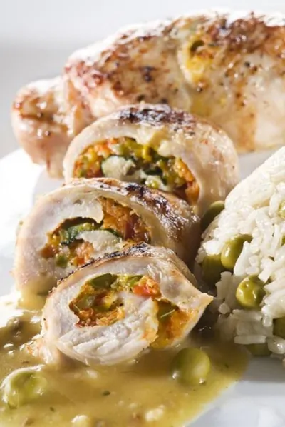 Куриные грудки фаршированные с розмарином