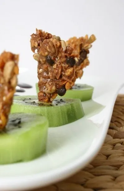 Грильяж с овсяными хлопьями