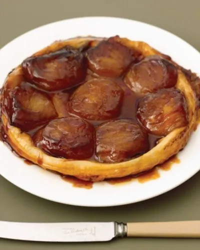 Яблочный пирог карамелизированный