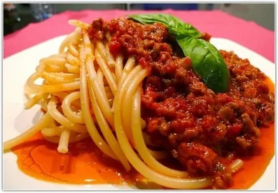 Болоньезе с белым вином