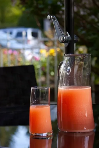 Беллини со свежими ягодами